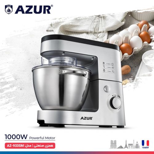 گچین مال  - همزن صنعتی AZUR مدل AZ-933SM - با قدرت 1000 وات و طراحی مدرن